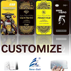 Protection d'écran en verre transparent sur mesure pour iPhone 16 Pro Max, film d'écran compatible pour iPhone 17 Pro 17 Pro Max - Product Image 1