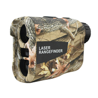 Télémètre de chasse camouflage laser avec logo personnalisé, rechargeable Type-C, objectif 6X, écran LCD, portée 600m 1000m 1200m 1500m