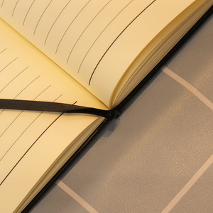Libreta de PU con Logotipo Personalizado en Relieve, Tapa Dura Delgada, para Registro de Reuniones, Libreta de Negocios - Product Image 3