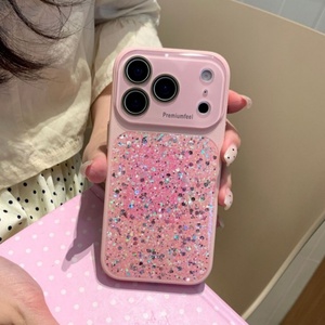 เคสโทรศัพท์มือถือเรซิ่นกลิตเตอร์ลายโดปามีนสำหรับสาวแฟชั่น  สำหรับ iPhone 14 15 16 17 Pro Max  ป้องกันการกระแทก  ฝาหลังลายซัมเมอร์ - Product Image 5