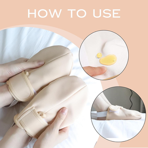 Pack de 2 compresses réutilisables à l'huile de ricin pour les pieds et les orteils, pour soulager les douleurs musculaires des pieds - Product Image 4