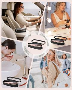 Sac de <span class=keywords><strong>voyage</strong></span> en cuir PU personnalisé avec logo, étui de rangement cosmétique transparent en PVC imperméable avec fermeture éclair <span class=keywords><strong>pour</strong></span> articles de toilette - Product Image 6