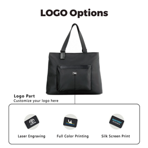 Sac fourre-tout grande capacité en similicuir avec impression sérigraphiée 11L – Polyvalent pour voyages, cadeaux et promotion - Product Image 3