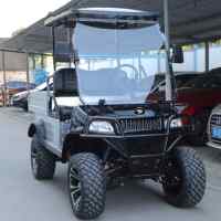 Nouveau véhicule utilitaire tout-terrain HDK à énergie nouvelle, type pick-up, surélevé, chariot électrique de transport avec benne de chargement, UTV 48V