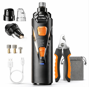 Kit <span class=keywords><strong>de</strong></span> <span class=keywords><strong>Lima</strong></span> Eléctrica Silenciosa <span class=keywords><strong>para</strong></span> <span class=keywords><strong>Uñas</strong></span> <span class=keywords><strong>de</strong></span> Perro con Broca <span class=keywords><strong>de</strong></span> Diamante, Suministro al por Mayor OEM - Product Image 2