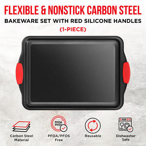 Plaques à pâtisserie en silicone <span class=keywords><strong>de</strong></span> qualité professionnelle, efficaces, <span class=keywords><strong>pour</strong></span> pains au <span class=keywords><strong>levain</strong></span> faits maison, avec grille <span class=keywords><strong>de</strong></span> refroidissement incluse - Product Image 6