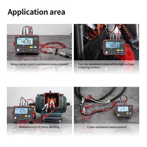 UT620C+ מיקרו אוהם מטר דיוק גבוה DC בודק התנגדות נמוכה 300.0KΩ 500 קבוצות של אחסון נתונים - Product Image 5