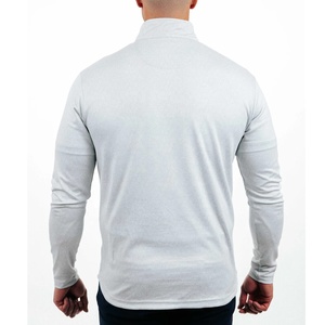 Chất Lượng Cao In Golf Quý Zip Áo Thun Tùy Chỉnh Thêu Logo Đàn Hồi Dệt Kim 1/4 Quý Zip Áo Thun - Product Image 2