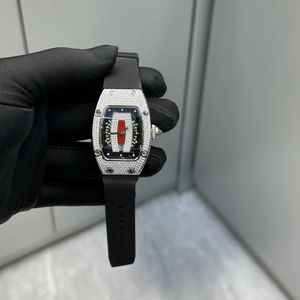 Montre pour homme en moissanite, mouvement mécanique, mouvement automatique, montre de luxe haut de gamme - Product Image 1