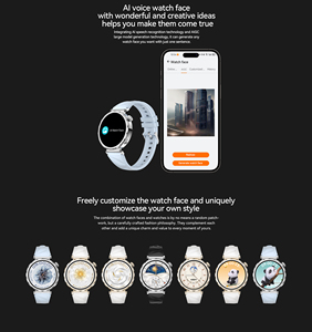 Nuevo AMOLED AM35 1,32 pulgadas moda ultrafino 6MM-7MM SmartWatch ChatGpt Salud Femenina señoras reloj inteligente impermeable para mujeres - Product Image 5