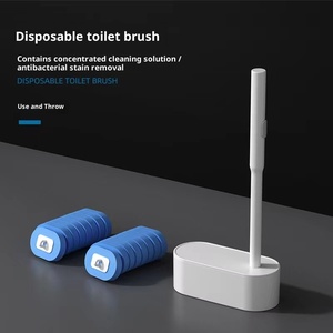 Spazzola per <span class=keywords><strong>WC</strong></span> in Plastica PP con Manico Lungo e Design Senza Angoli Morti per una Facile <span class=keywords><strong>Pulizia</strong></span> - Product Image 1