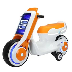 Nueva Motocicleta Eléctrica Infantil de Gran Tamaño, Diseño de Ciencia Ficción, Juguete de Plástico con Batería para Niños SAMATE - Product Image 1