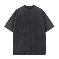T-shirt unisexe surdimensionné en coton, style hip-hop, uni, manches courtes, écologique