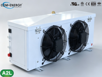Refroidisseur d'air EA basse température pour installation de surgélation rapide RT≥-25 ° Évaporateur électrique à dégivrage automatique C 9mm Fin Space