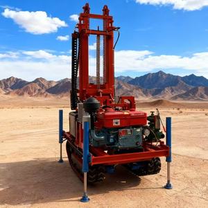 Xách tay harkon nước giếng khoan Giàn Khoan với động cơ 100 mét sâu năng lượng-hiệu quả động cơ diesel theo dõi tính di động - Product Image 2