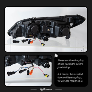 Фара BBA для Honda Civic FD2, светодиодная, 2006-2015, с мощным проектором, динамическим сигналом поворота и ДХО, автозапчасти - Product Image 5