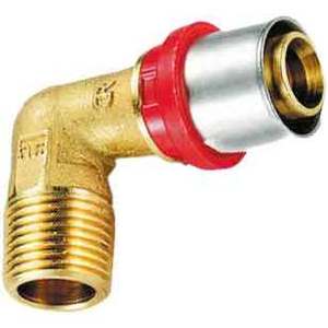 TIEMME 26X3/4 Raccord à pression mâle incurvé en acier inoxydable 316 et connecteurs en plastique pour les techniques de forgeage d'huile et d'eau - Product Image 2