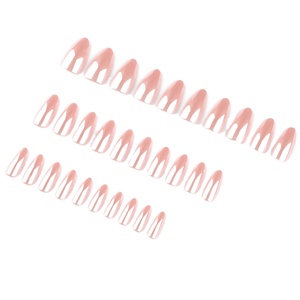 <span class=keywords><strong>Faux</strong></span> <span class=keywords><strong>ongles</strong></span> à poser en amande, finition poudre naturelle, pour le commerce international, vente en gros d'usine - Product Image 3