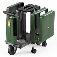 Valise Électrique Portative à Cadre en Aluminium avec Roues Pivotantes pour Voyages d'Affaires – Bagage Intelligent Léger en PC