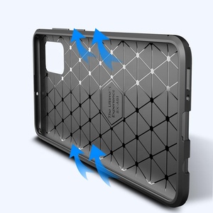 Los últimos modelos de negocios de carbono negro TPU completa del teléfono móvil de la cubierta para <span class=keywords><strong>Samsung</strong></span> A51 A71 A81 A91 - Product Image 4