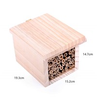 Nichoirs pour insectes en bois durables, écologiques et faits à la main pour l'extérieur, hôtel de jardin pour les abeilles
