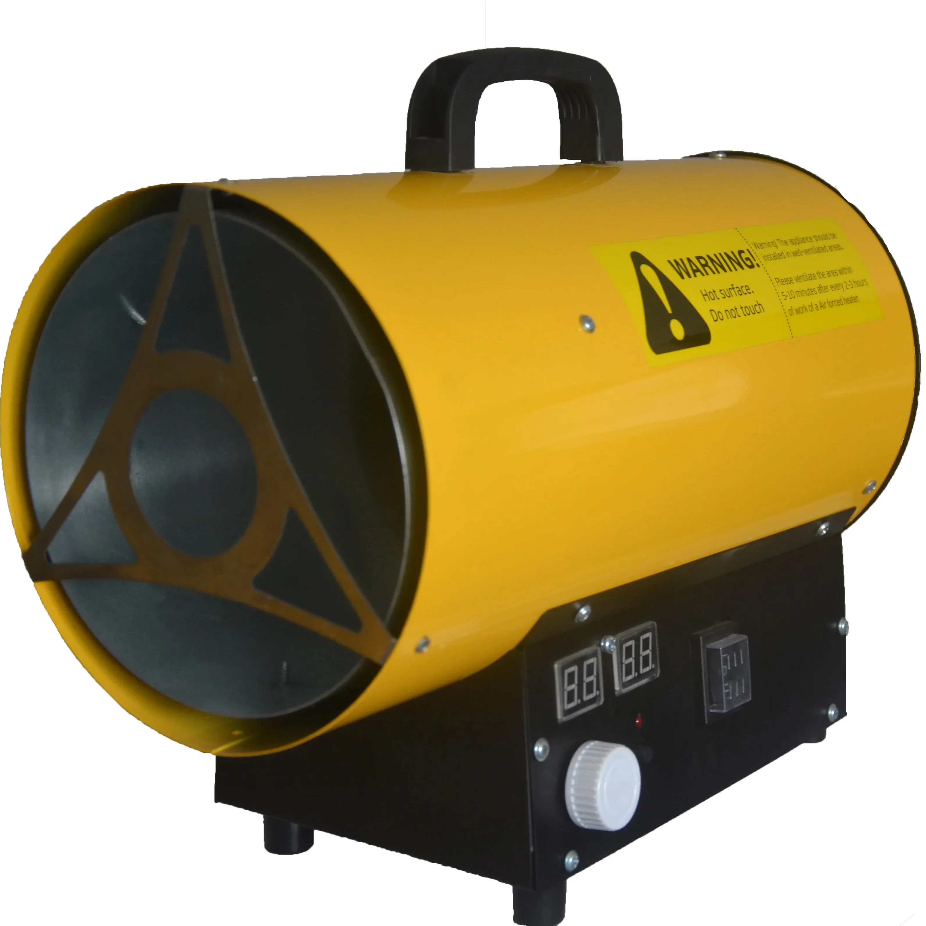 Thiết kế mới nhất aviculture gas thép không gỉ 15KW cắt bảo vệ gỗ khô LPG không khí cưỡng bức nóng