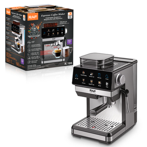 Cafetera Espresso RAF de 1350W con 20 Bares, Operación de un Toque y Sistema de Molienda Automática para Preparación Casera, Raf Profesional - Product Image 3