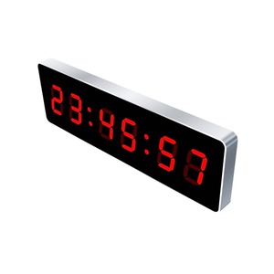 Système d'horloge numérique synchrone LED avec mouvement électronique et construction métallique pour les lieux publics - Product Image 4