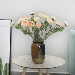 QSLH-AFE912 <span class=keywords><strong>migliore</strong></span> vendita di fiori di seta artificiale Ranunculus per il natale Halloween e ritorno a scuola decorazioni di nozze - Product Image 2