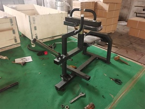 Krachttraining Commerciële Gymtraining Fitnessapparatuur Met Plaatbeladen Selectie Zittende Kuitraismachine - Product Image 3