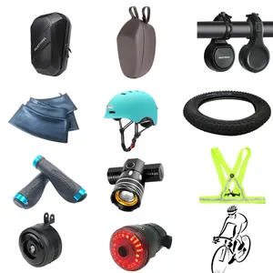 Dropshipping MTB gidon sapları kauçuk pedallar işık telefon tutucu bisiklet lastiği hava pompası bisiklet zili bisiklet parçaları aksesuarları