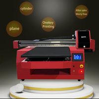 Mesin Printer UV Flatbed 5060 Digital Inkjet untuk Pencetakan UV pada Kaca, Keramik, Akrilik, dan Casing Ponsel
