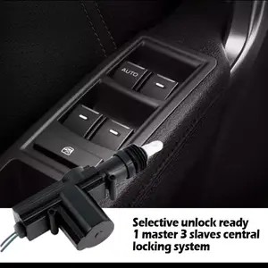 Универсальный Автомобильный Дверной замок с поворотом на 360 градусов, 2 провода, 12 В, 24 В, пластиковый привод дверного замка