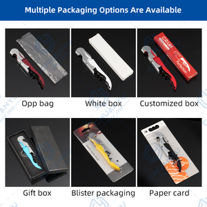 Cortador de Papel de Aluminio Multifunción con Logotipo <span class=keywords><strong>Personalizado</strong></span>, Abridor de Botellas de Acero Inoxidable para Camareros, <span class=keywords><strong>Sacacorchos</strong></span> para Botellas de Vino - Product Image 3