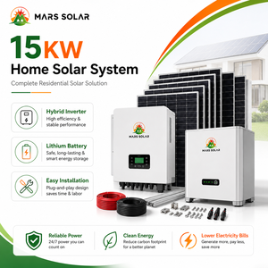 Sistema di Energia Solare da 10kW con Batteria al Litio per Impianto Solare <span class=keywords><strong>Off</strong></span>-Grid, Set Completo da 20kW per Sistema Energetico Domestico, Pacchetto Completo - Product Image 1