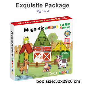 Apprentissage préscolaire STEM Jouets de construction éducatifs Fram Jouets <span class=keywords><strong>Magnatiles</strong></span> Animaux pour enfants de 4 à 8 ans - Product Image 6