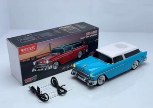 Wster Loa Mô Hình Xe Hơi Bán Trực Tiếp Từ Nhà Máy Ws-1955 Loa Xe Tải Xe Hơi Không Dây Bt Có Usb Fm - Product Image 4