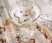 Table basse en verre 22'' 15'' 55cm 38cm, table d'appoint, lot de 2 pièces, diamètre 550*300mm, diamètre 380*450mm, table à manger ronde 550mm 380mm