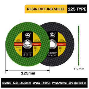 सनलू काटने ब्लेड देखा ब्लेड हरे ब्लेड 125x1.2x22 मिमी धातु स्टेनलेस स्टील काटने डिस्क पीसने उपकरण - Product Image 4