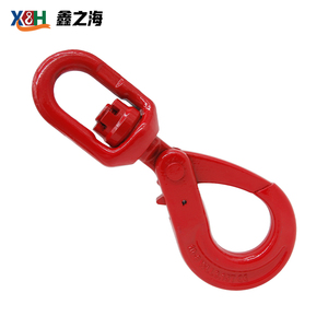 خطاف دوار G80 مع قفل أمان لسلاسل الرفع الثقيلة للرافعات - Product Image 2