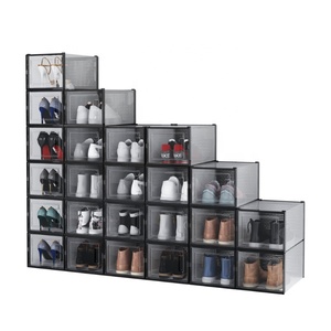 Cost-effective Factory Home Organization Foldable Shoe Box Storage Stackable
