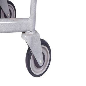 YOUB chariot à cargaison de supermarché en métal 80L bon marché et robuste avec 4 roues - Product Image 4