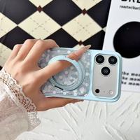 Étui d'aromathérapie magnétique à boucle à ressort de style classique, nouvelle couleur, étui en métal, étui de téléphone