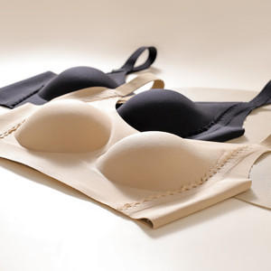 Reggiseno da donna alla moda con bottoni posteriori regolabili e morbido lattice, <span class=keywords><strong>senza</strong></span> ferretti, ideale per la casa. - Product Image 5