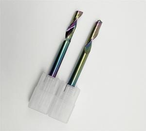 Fraise à chanfreiner 2025, revêtement coloré, fraise à bout unique, outil en carbure CNC, fraise à découper en alliage - Product Image 2