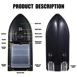 Bán buôn thả tàu jabo 2 2ag 10A 20A Lithium Pin điều khiển vô tuyến RC cá baitboat hull câu cá Bait thuyền GPS - Product Image 4