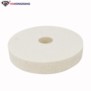 Rueda de pulido de fieltro de lana de vidrio suave con diamante para máquina biseladora de vidrio - Product Image 4