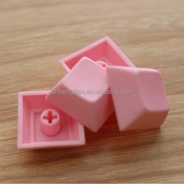 DSA Profile PBT Keycaps, Low Profile Ball Keycaps, Multi-color MX Cross Switch Keycaps, Non-transparent