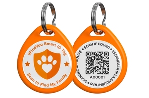 <span class=keywords><strong>Tag</strong></span> ID hewan peliharaan <span class=keywords><strong>Tag</strong></span> kode QR pribadi untuk kerah anjing Pindai profil Online peringatan Lokasi - Product Image 4