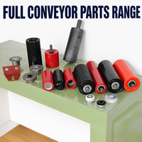 Ensemble de rouleaux et de poulies de convoyeur personnalisés OEM, poulie de tête et rouleau de renvoi pour usine de convoyeurs miniers